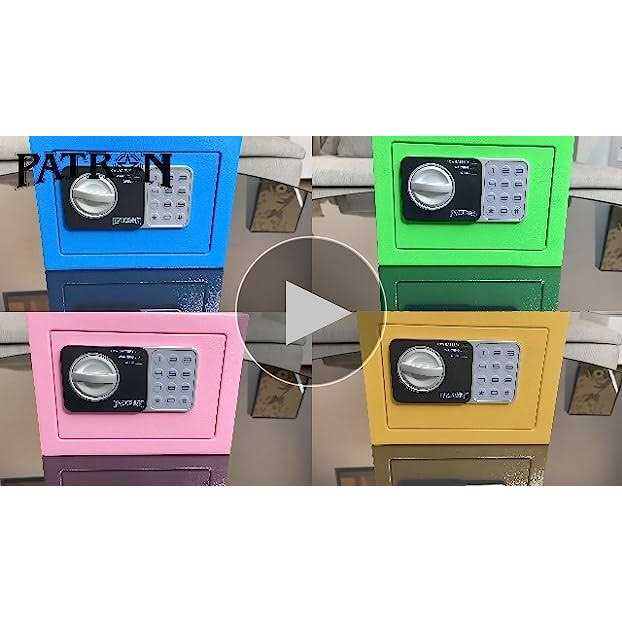 PATRON Safe Box with Digital Electronic Security Keypad Mini Small Safe,Money Safe,Wall or Cabinet Safe for Home Office Travel Business Use - Image 3