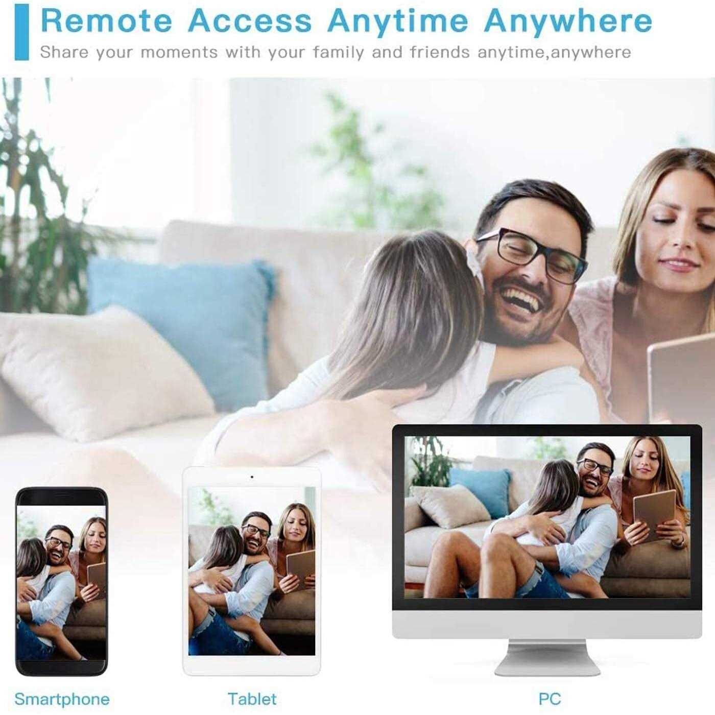 Anni Wireless Security Camera System with 1TB Hard Drive Security Cameras 1080p with 24/7 Video Audio Recording - Image 2