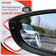 Blind Spot Mirror Fan Shape Curved Blind Spot Mirror Upgrade Hd Glass Wide Angle Mirror