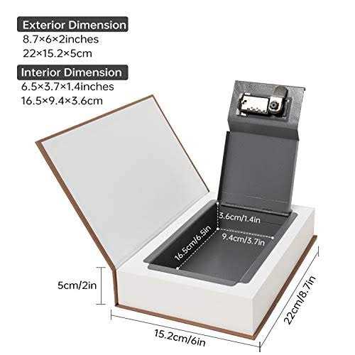 Real Paper Transfer Book Safe Hollow with Secret Hidden Compartment - Image 4