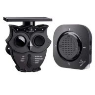 1/2 Mile Long Range Solar Wireless Driveway Alarm System IP65 Weatherproof Outdoor Motion Detectors&Sensor 120dB Siren Sound Light Security Alert