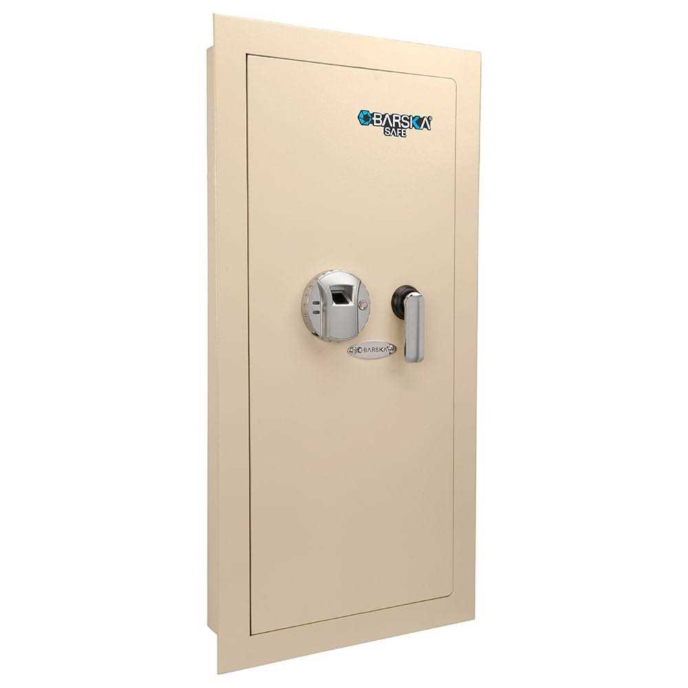 Barska Large Biometric Wall Safe Left Opening AX12880
