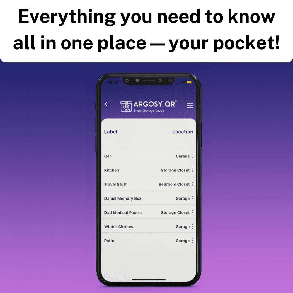 QR Labels for Moving Storage Organizing Office - Image 4
