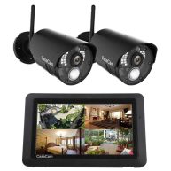 CasaCam VS802 Wireless Security Camera System with 7 Touchscreen Monitor and 2