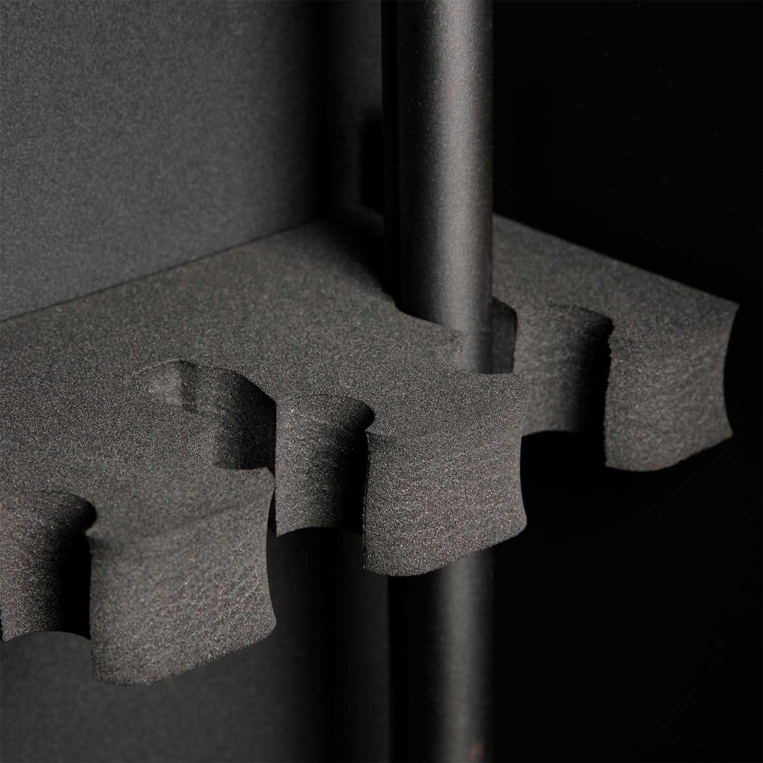 American Furniture Classics 5-Gun Metal Key Lock Gun Cabinet with Separate Storage area - Image 3