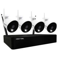 Night Owl 10 Channel 1080p Smart Security System with 1TB Hard Drive and 4 1080p Wi-Fi IP Spotlight Cameras