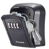 Puroma Key Lock Box Wall-Mounted Key Storage Box for House Keys
