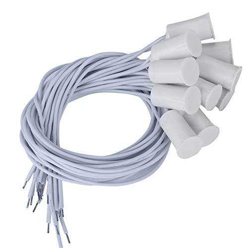 10pcs NC Recessed Wired Door Window Sensor Magnetic Switch for Home Security Alarm System - Image 4
