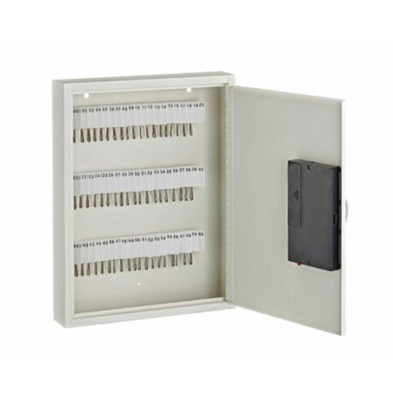 AdirOffice 60-Key Steel Heavy-Duty Digital Lock Key Cabinet - Image 5