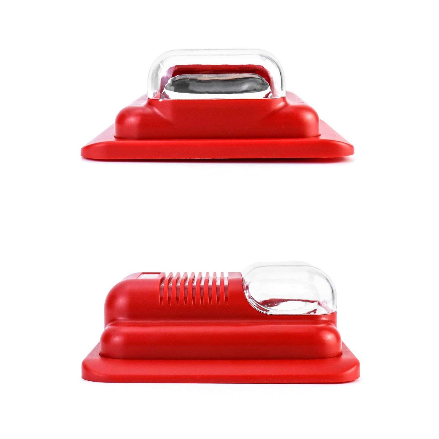 Qwork Fire Alarm, 12 24V Dc Wired Sound And Light Fire Alarm Warning Strobe Siren Horn - Image 2