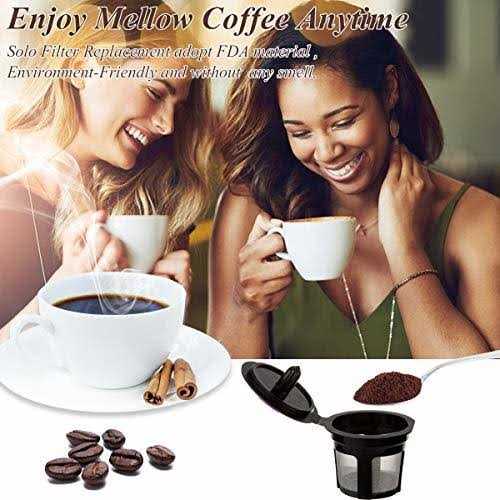 Reusable K Cups For Keurig Reusable K CUP Coffee Filter Refillable Single K CUP For Keurig 2.0 1.0 BPA Free-6 Packs - Image 2