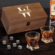 Oakmont Personalized Twist Whiskey Glasses Set