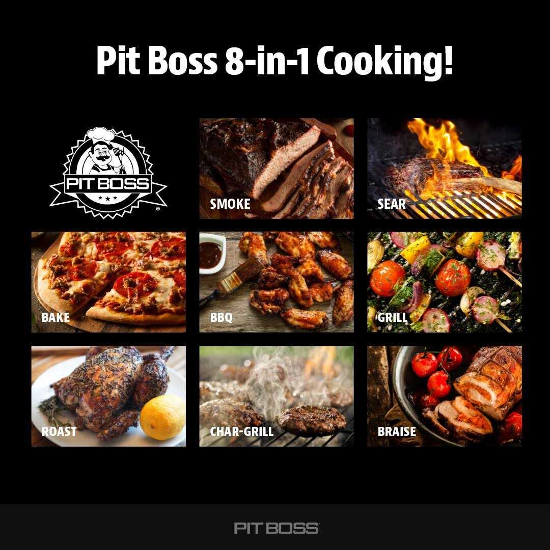 Pit Boss Pro Series 850-Sq in Hammertone Pellet Grill with smart compatibility 10575 - Image 2