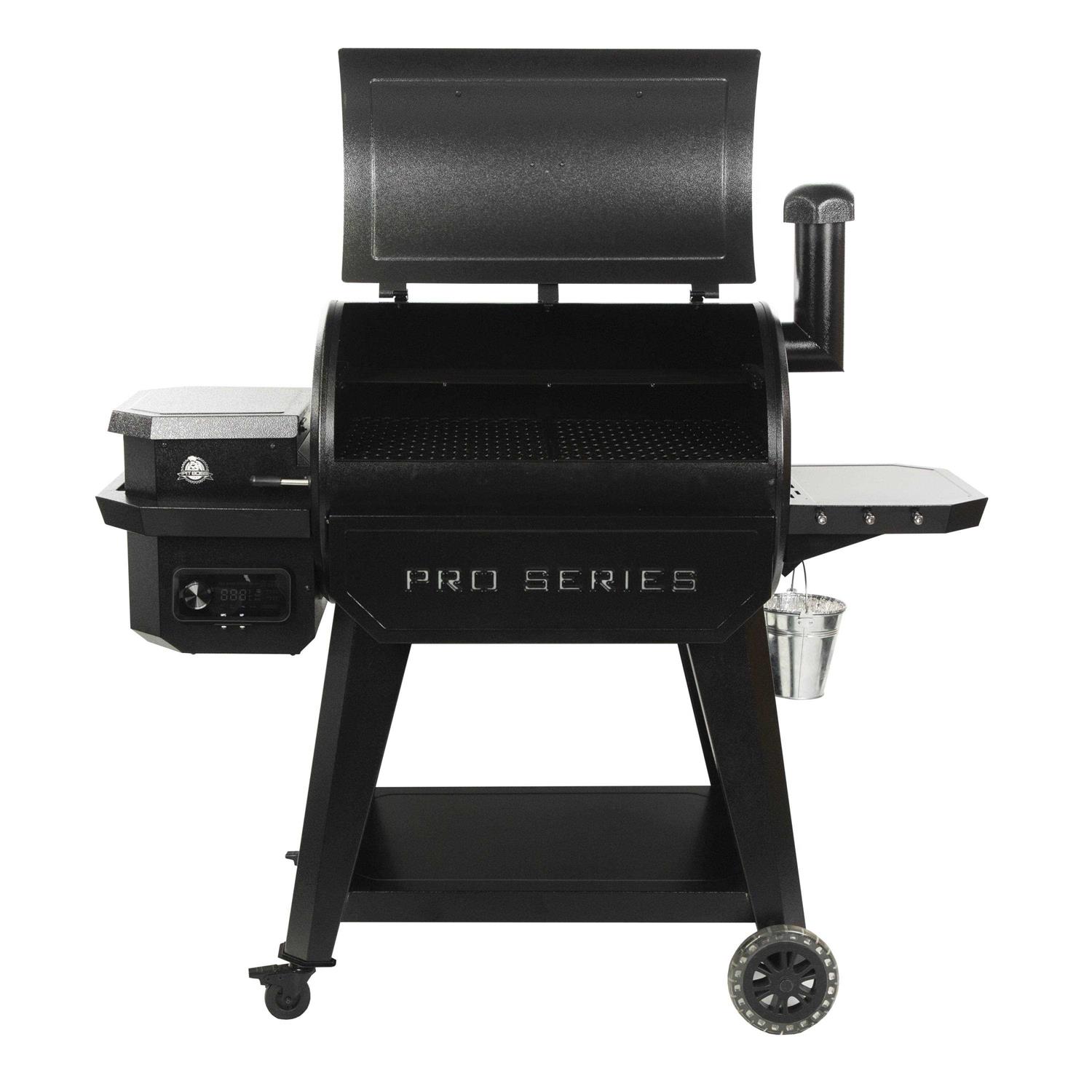 Pit Boss Pro Series 850-Sq in Hammertone Pellet Grill with smart compatibility 10575 - Image 5