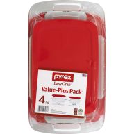Pyrex Easy Grab 4-Piece Glass Bakeware Set