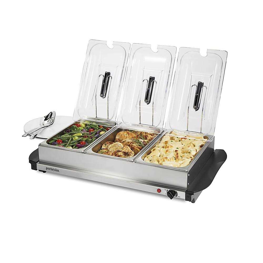 Proctor Silex Triple Buffet Server - Image 2