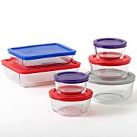 Pyrex Simply Store Glass Storage Container Set with Lids