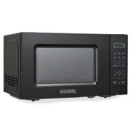 0.7 Cu. Ft. Countertop 700W Black Microwave
