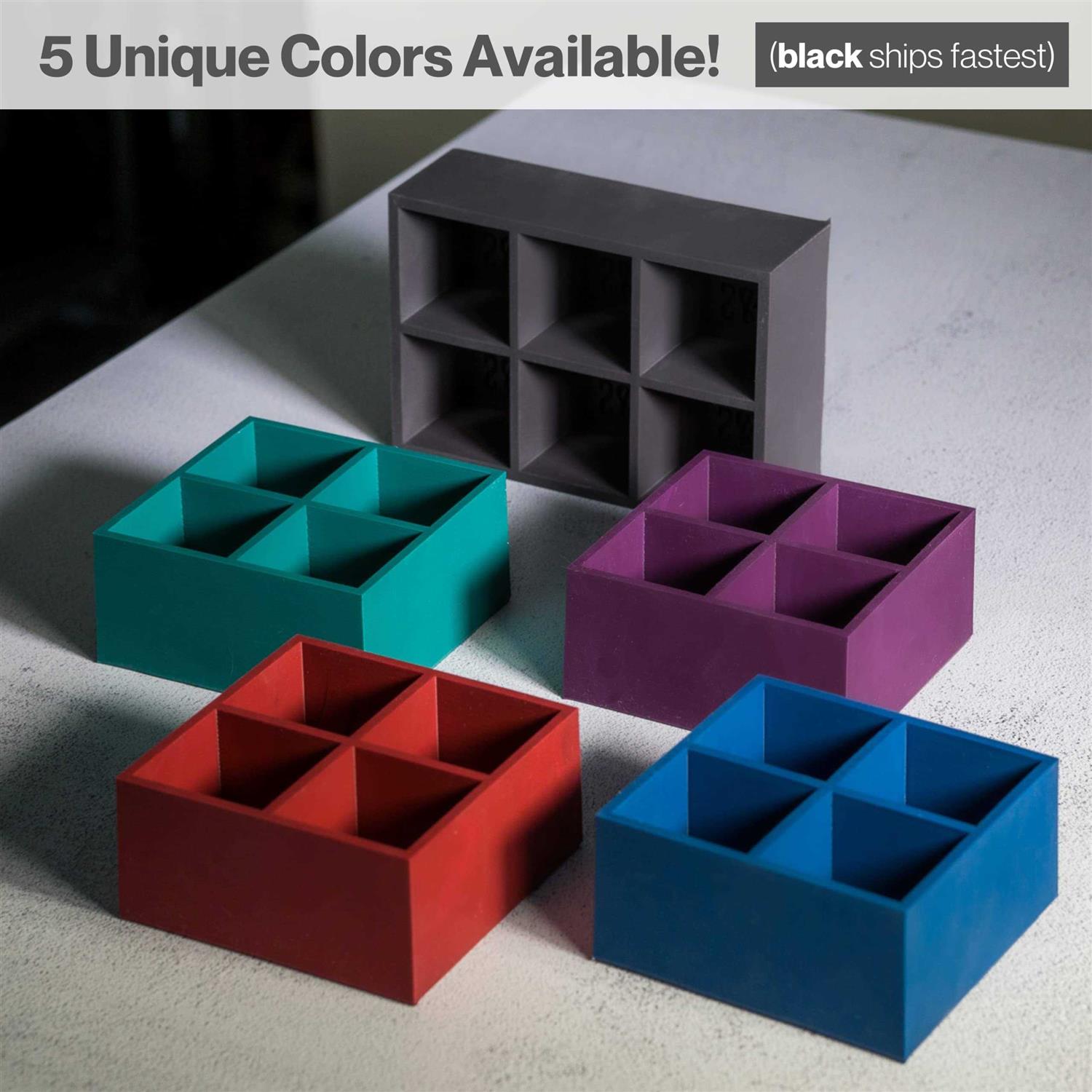 Siligrams Customized Silicone Ice Cube Mold Custom Ice Cube Mold Personalized 1.75-Inch - Image 5