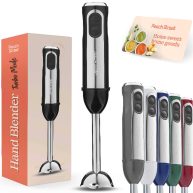 Peach Street Powerful Immersion Blender Electric Hand Blender 500 Watt with Turbo Mode