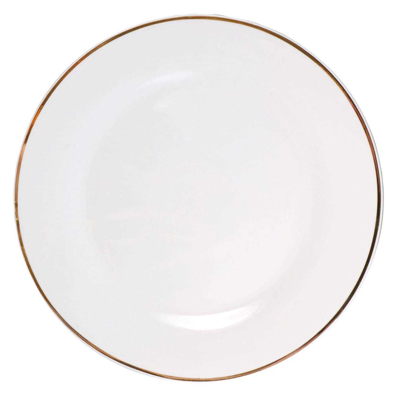 10.5 Golden Rim Dinner Plate
