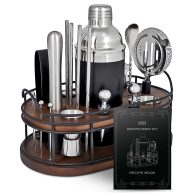 22-Piece Bar Set Cocktail Shaker Bartender Kit Cocktail Kit Bar Accessories for The Home Bar Set