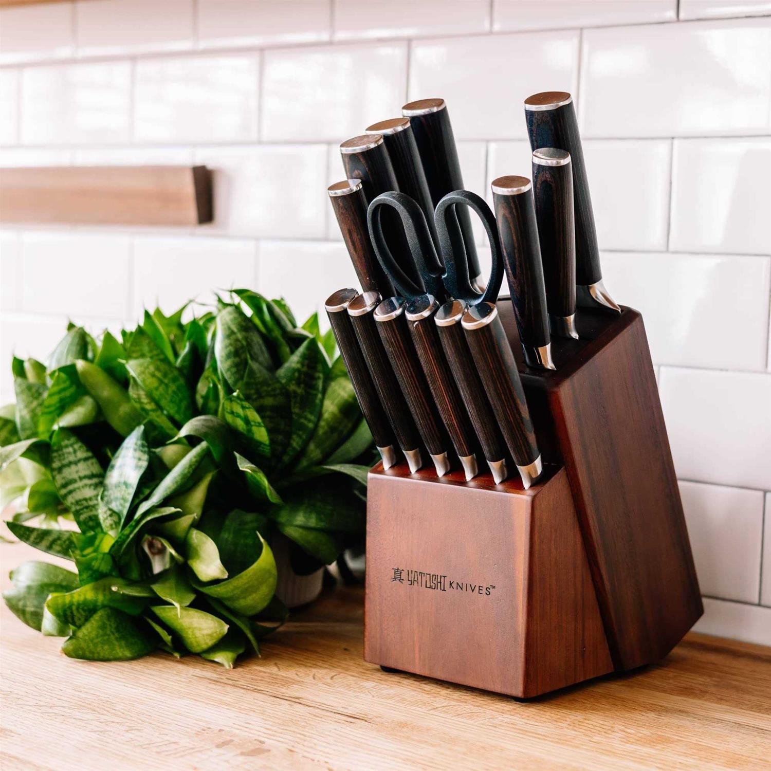 Professional Kitchen Knife Block Set 13 Block - Image 3