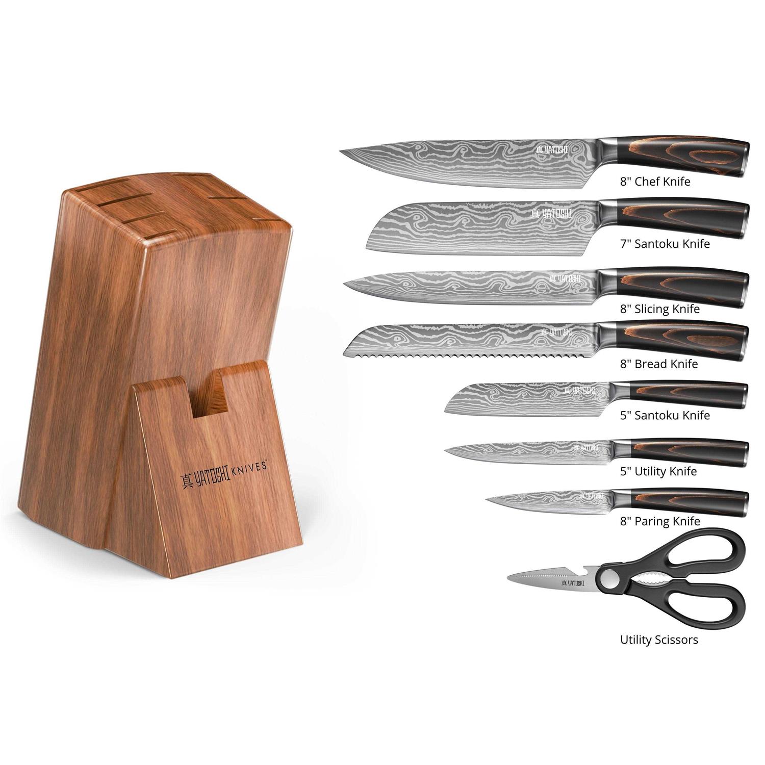 Professional Kitchen Knife Block Set 13 Block - Image 4