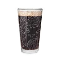 26.2 Marathon Map Pint Glass Standard