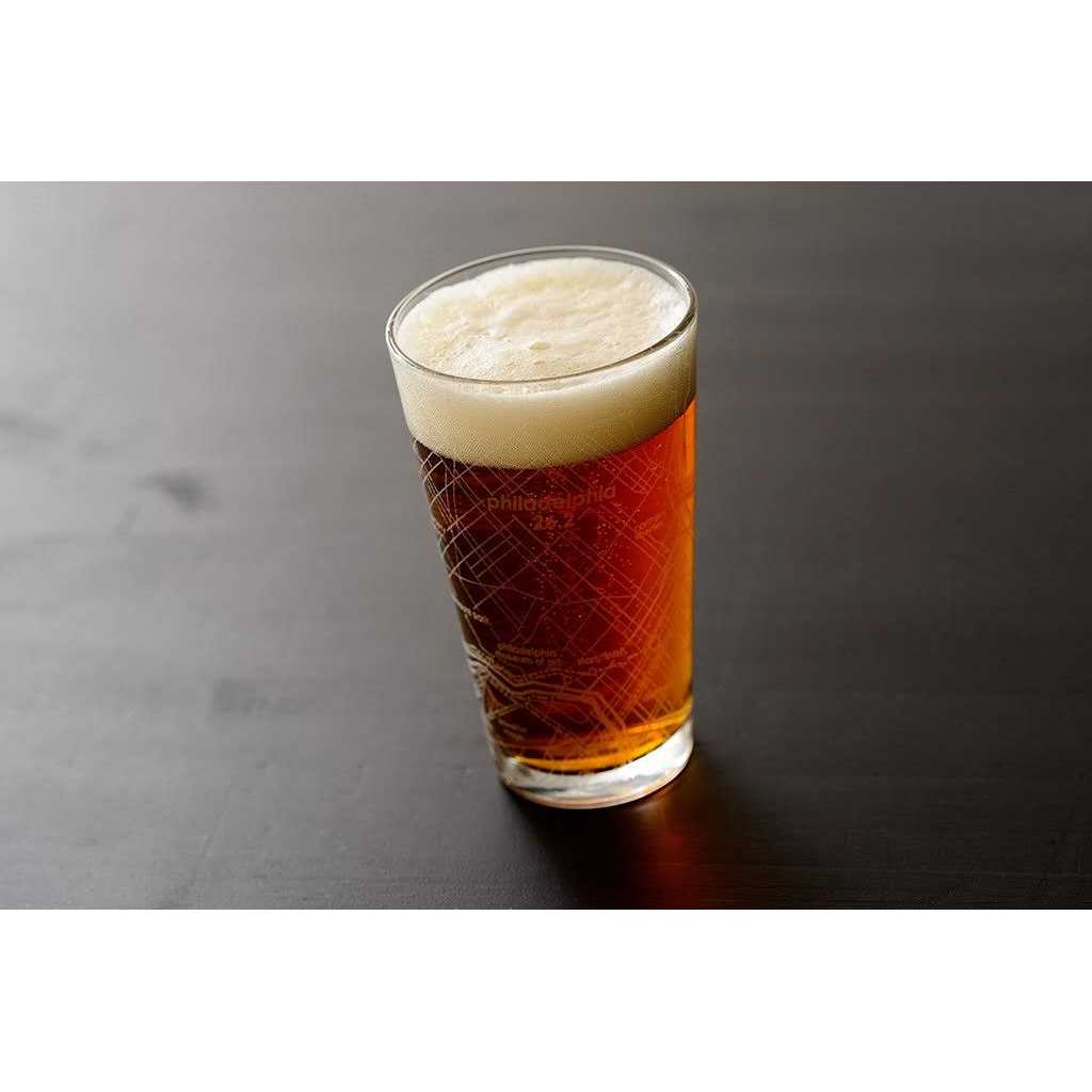 26.2 Marathon Map Pint Glass Standard - Image 5
