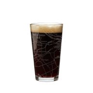 26.2 Marathon Map Pint Glass Standard