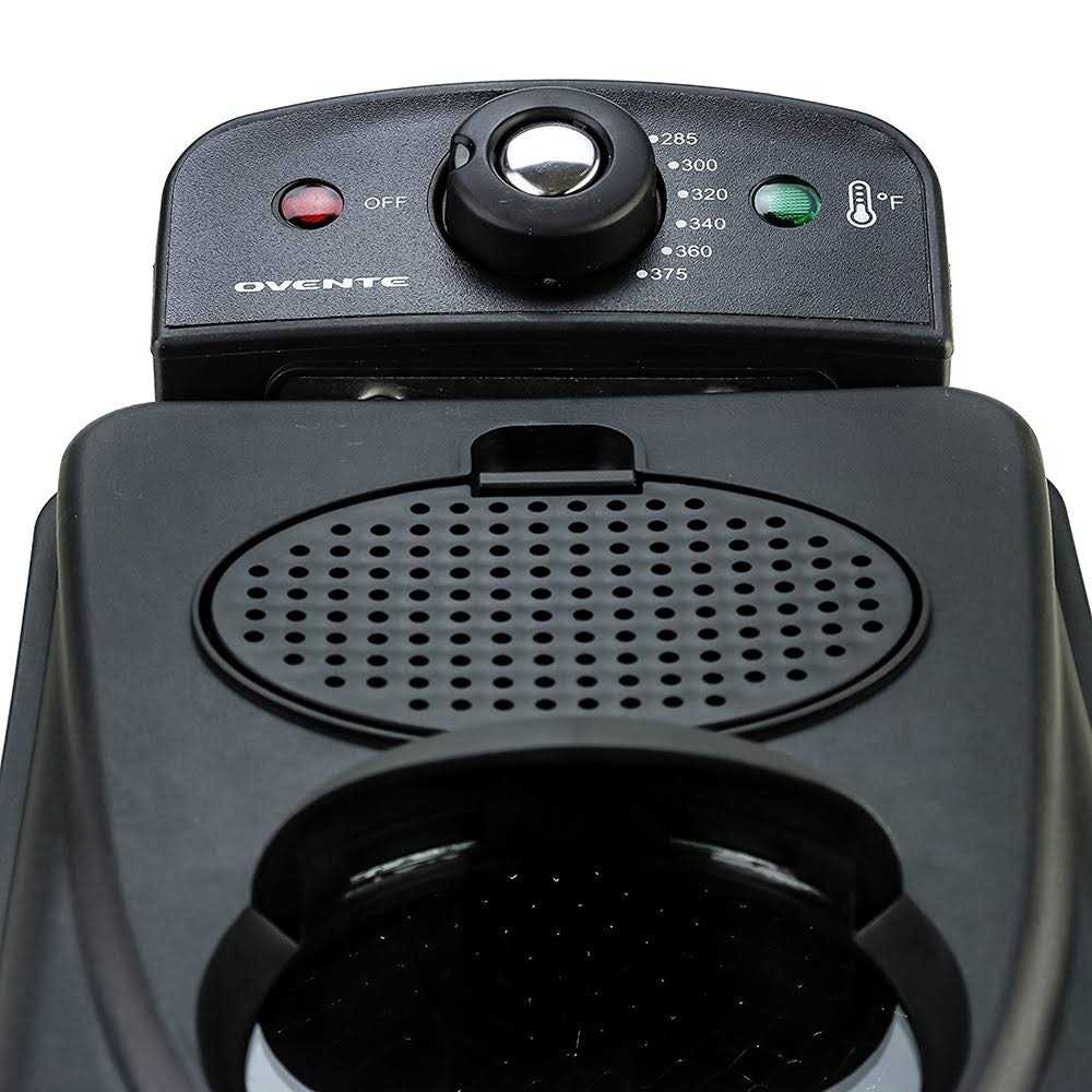 Ovente Electric Deep Fryer 2 Liter Capacity, 1500 Watt Lid with Viewing Window and Odor Filter - Image 5