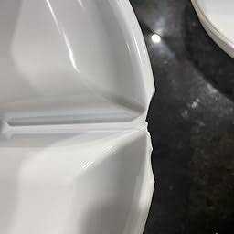 PLASTICPRO 6 Sectional Round Plastic Serving Tray/Platter - Image 4