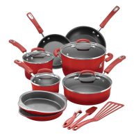 Rachael Ray 15-Piece Nonstick Cookware Set
