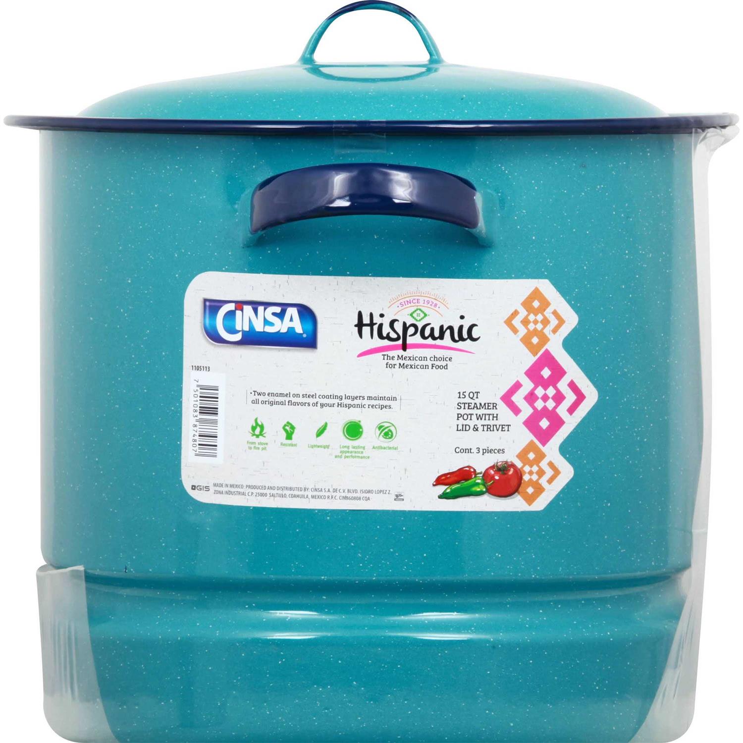 Cinsa Steamer Pot with Lid & Trivet