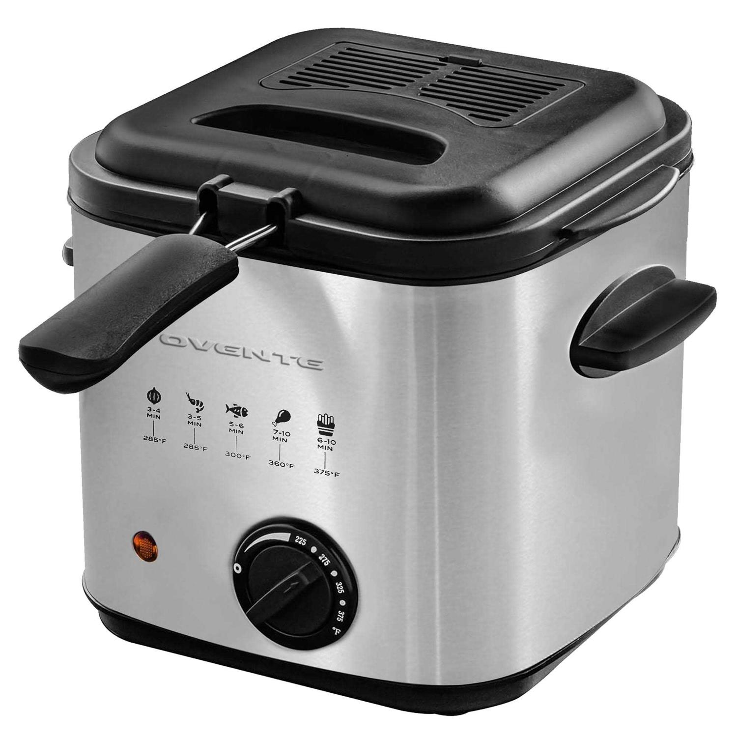 OVENTE Electric Deep Fryer with Removable Basket