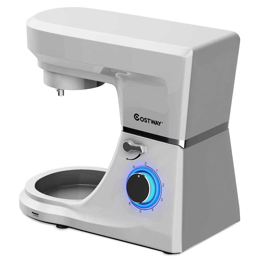 Costway 7.5 qt Tilt-Head Stand Mixer 6 Speed 660W with Dough Hook - Image 2