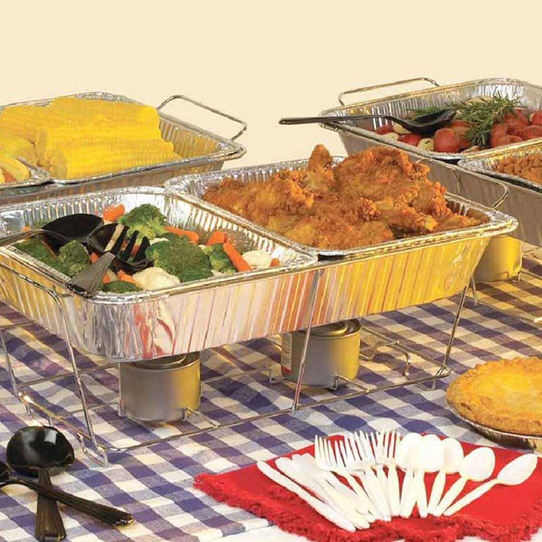 Chafing Dish Buffet Party Set 24pc Nicole Fantini - Image 4