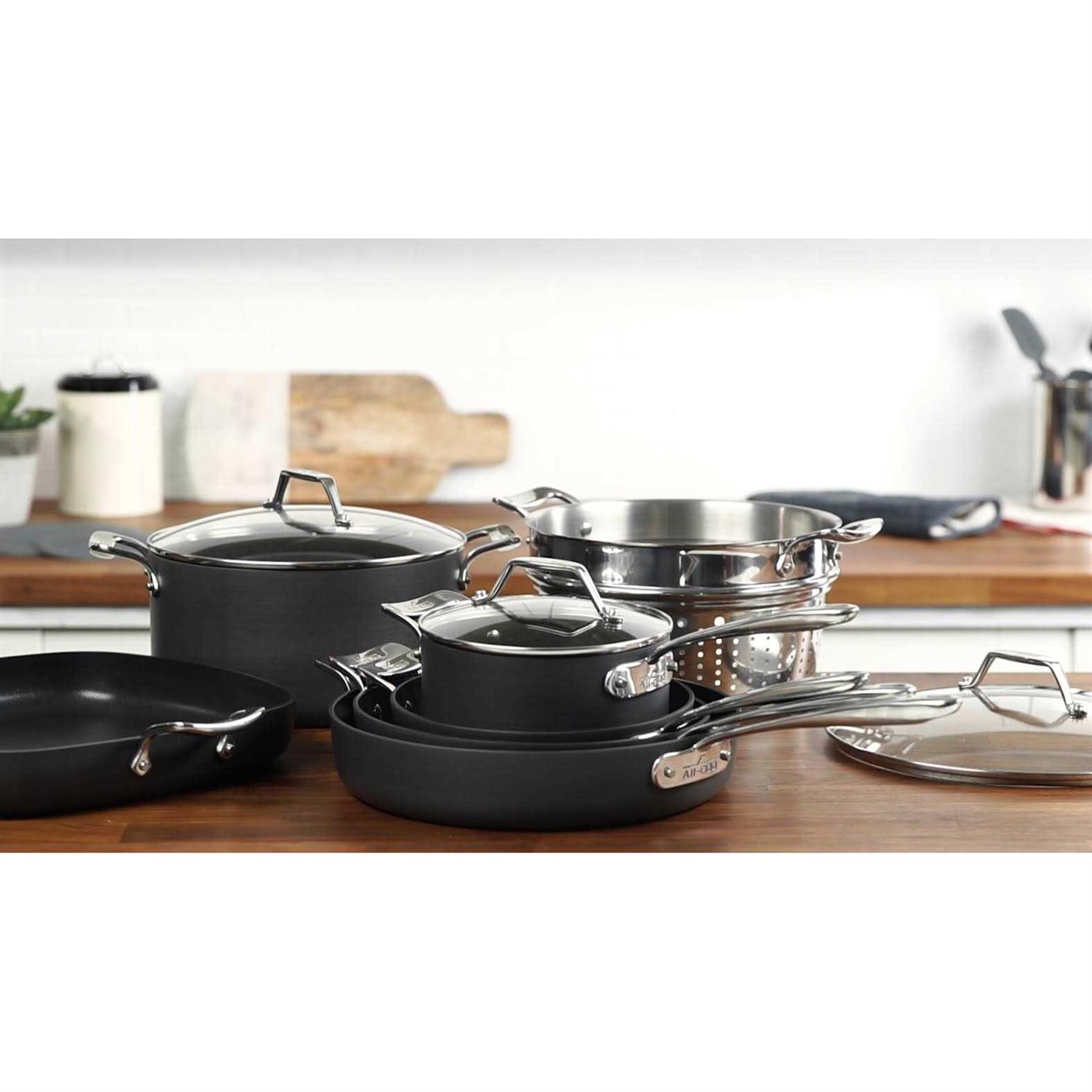 All-Clad Essentials 10-Piece Nonstick Cookware Set - Image 3