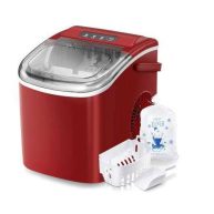 R.W.FLAME Countertop Ice Maker Portable Ice Machine with Handle
