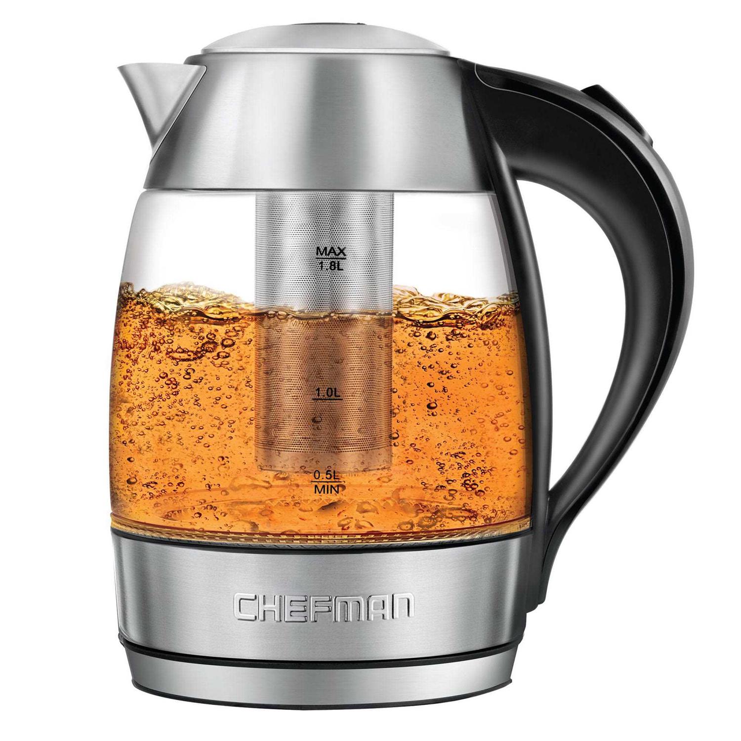 Chefman Fast-Boiling Glass Electric Kettle - Image 5