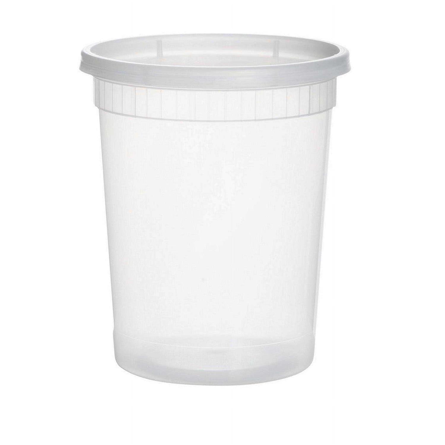 25 sets 32oz plastic soup/Food container with lids - Image 2