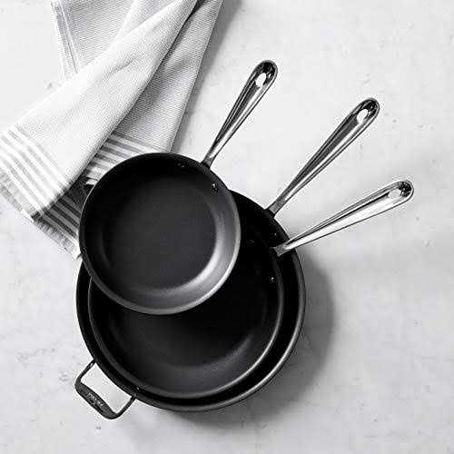 All-Clad NS1 Nonstick Induction 3-Piece Set, 8, 10 and 12 Fry Pans - Image 4