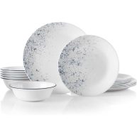 Corelle Indigo Speckle 18-piece Dinnerware Set Service for 6