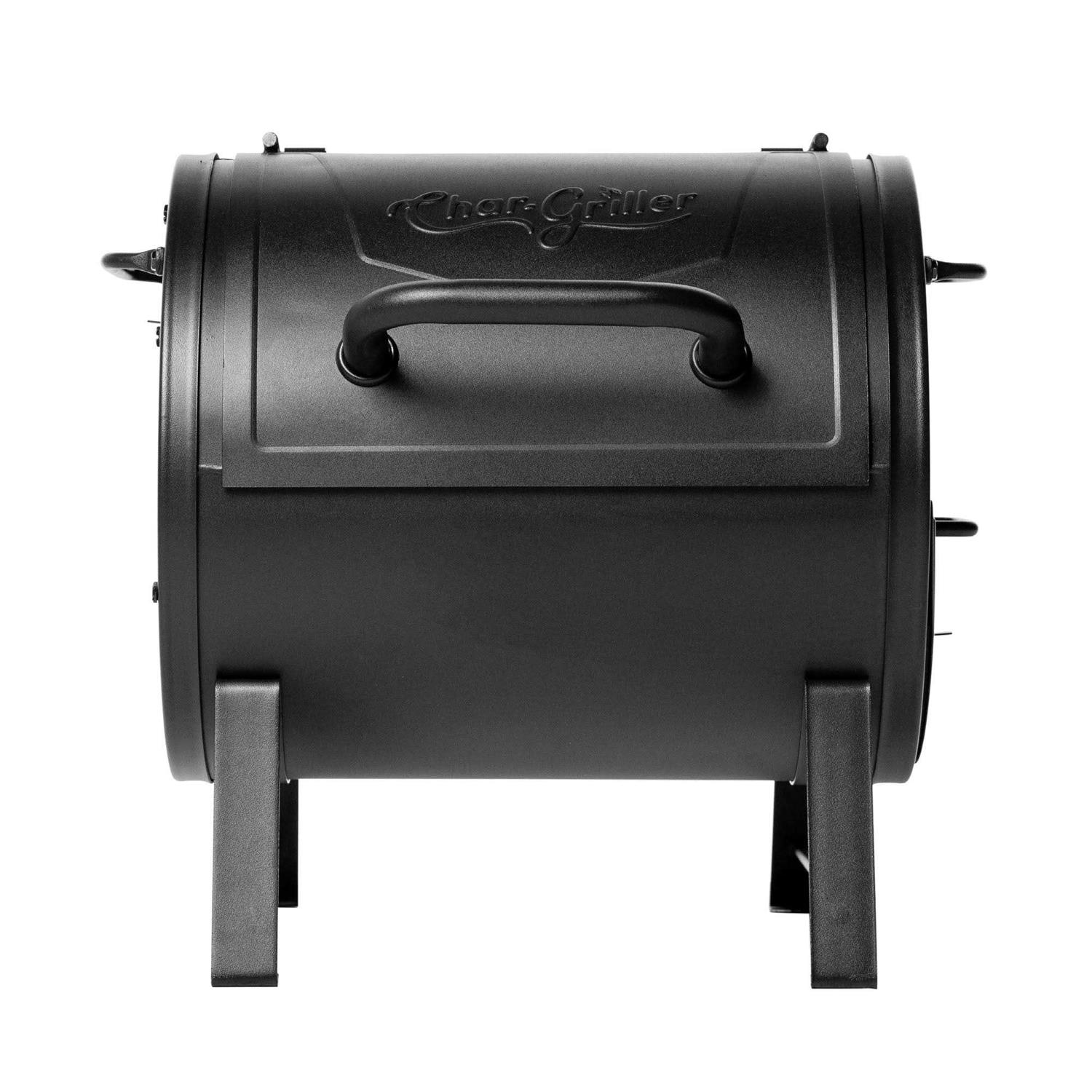 Char-Griller Portable Charcoal Grill and Side Fire Box 17-in W 52424