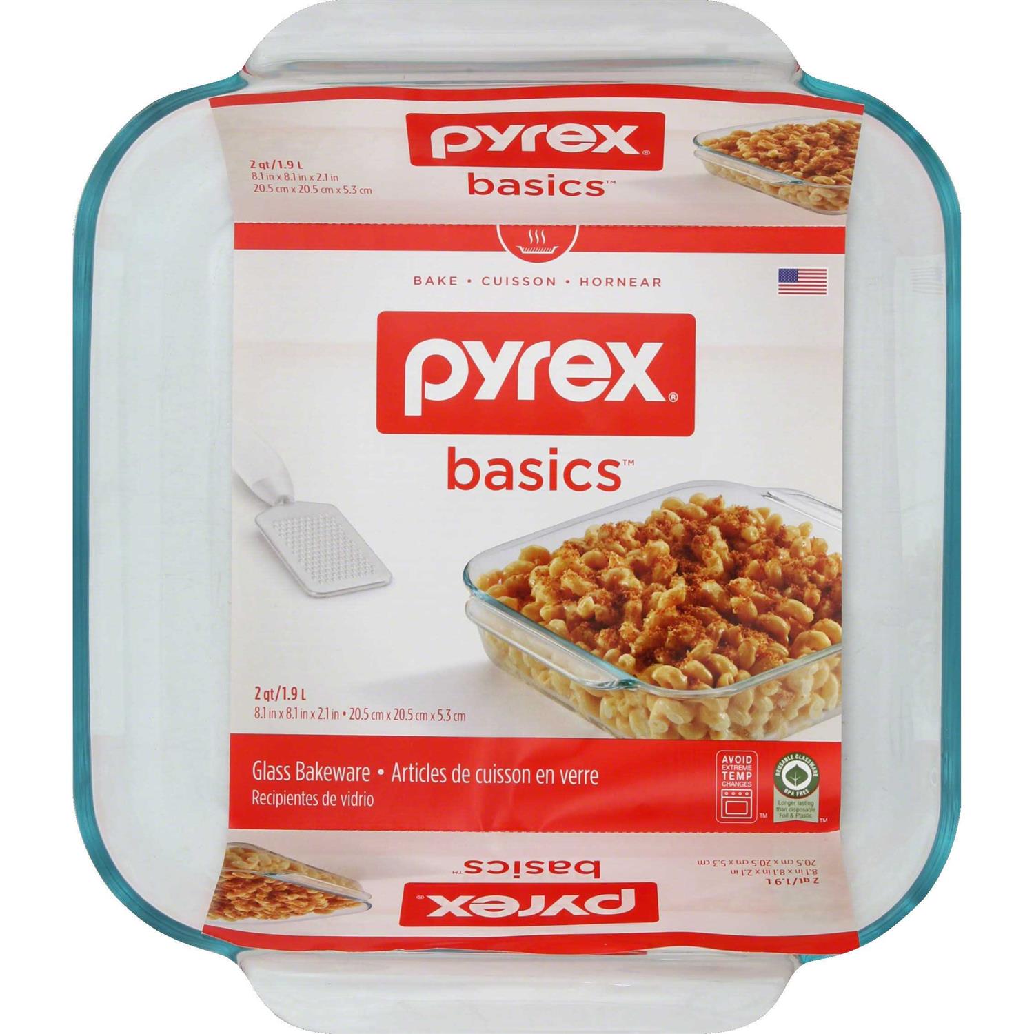 Pyrex Basics 8 inch Square Glass Baking Pan - Image 3