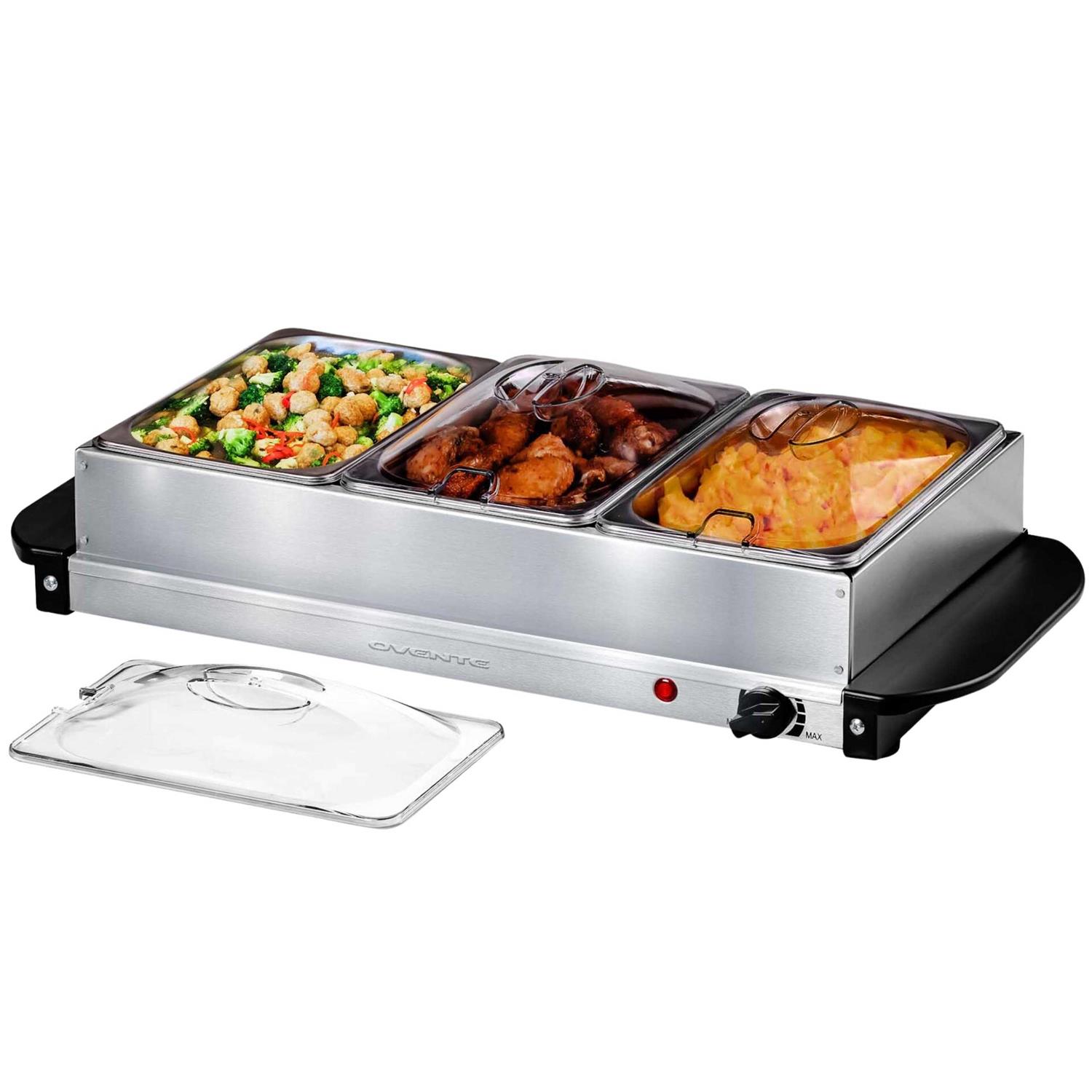 Ovente Electric Buffet Server & Food Warmer Temperature Control Perfect for Parties