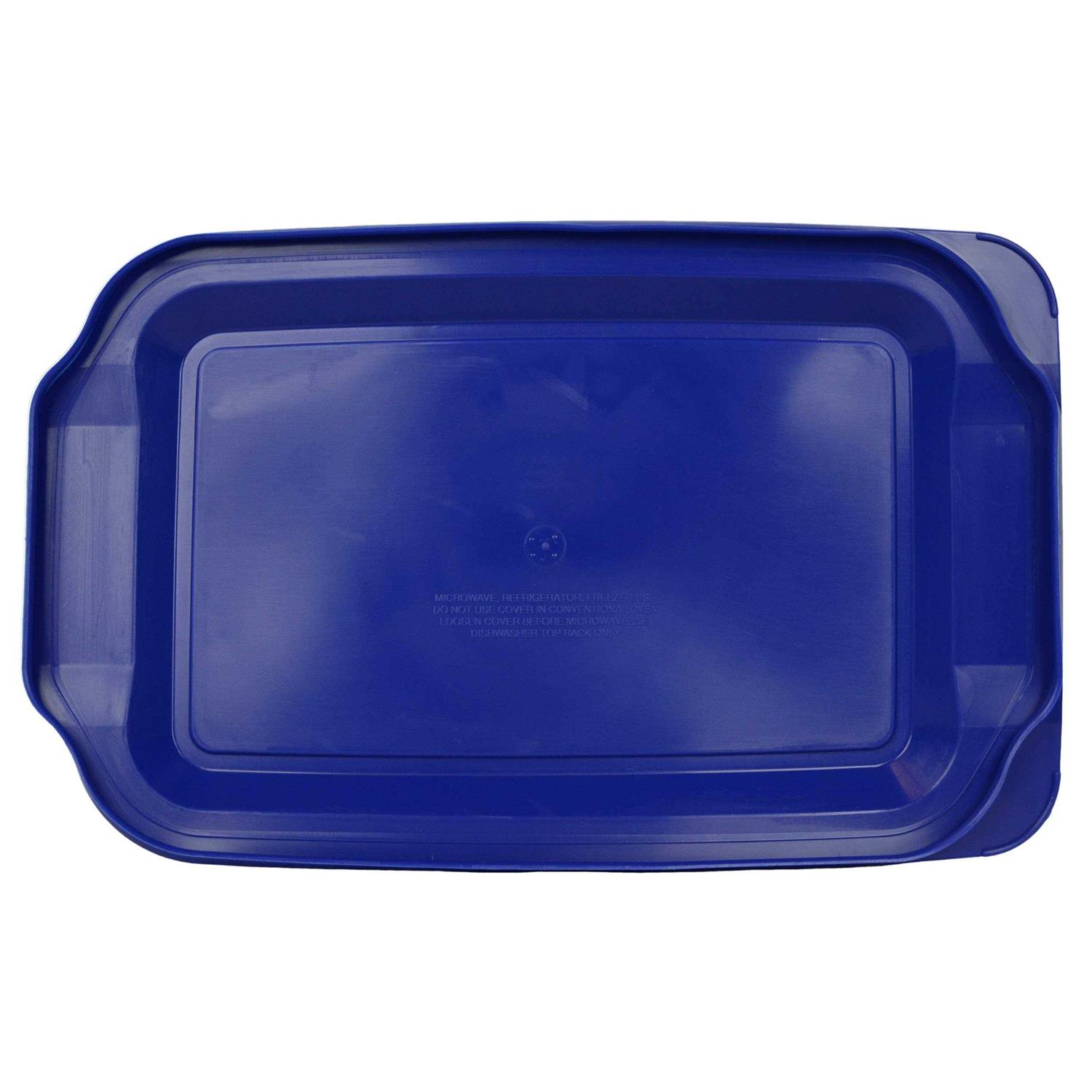 Pyrex 232-pc Red Rectangle Plastic Replacement Lid Cover - Image 2