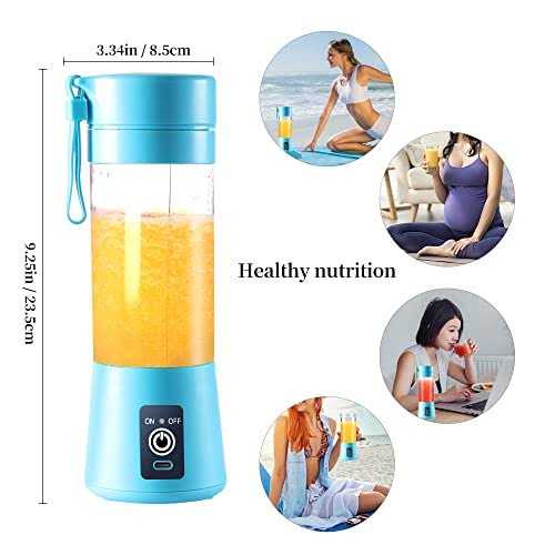 Portable Blender Cup,Electric USB Juicer Blender,Mini Blender Portable Blender For Shakes and Smoothies - Image 5