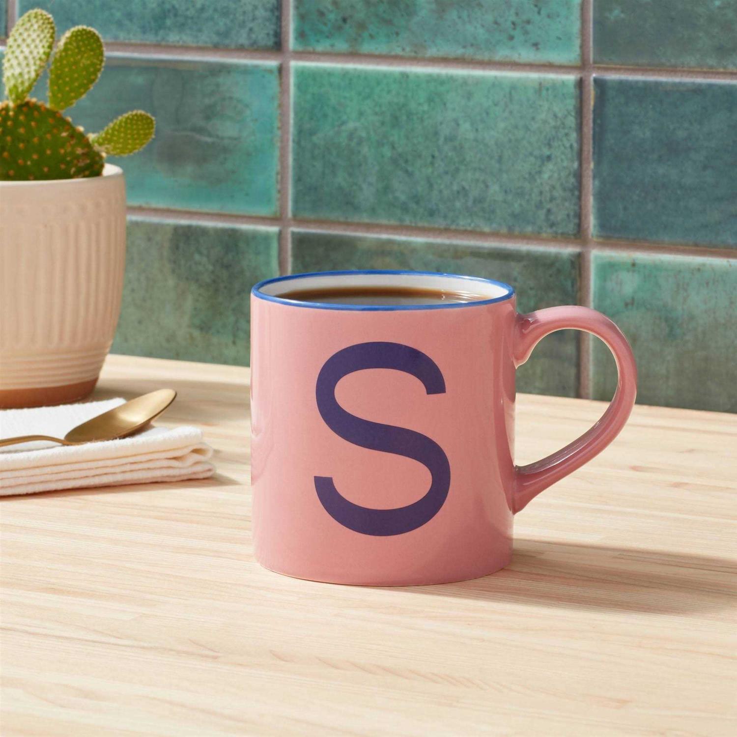 Opalhouse 16oz Stoneware Monogram Mug - Image 2